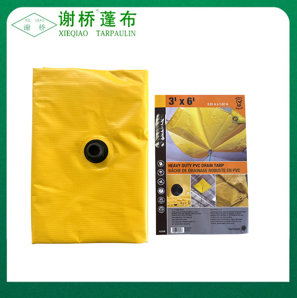 Gul vinylavlopp tarp